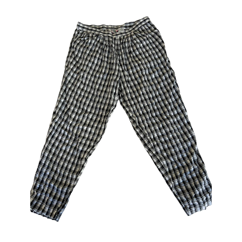 Black and White Checkered Pants